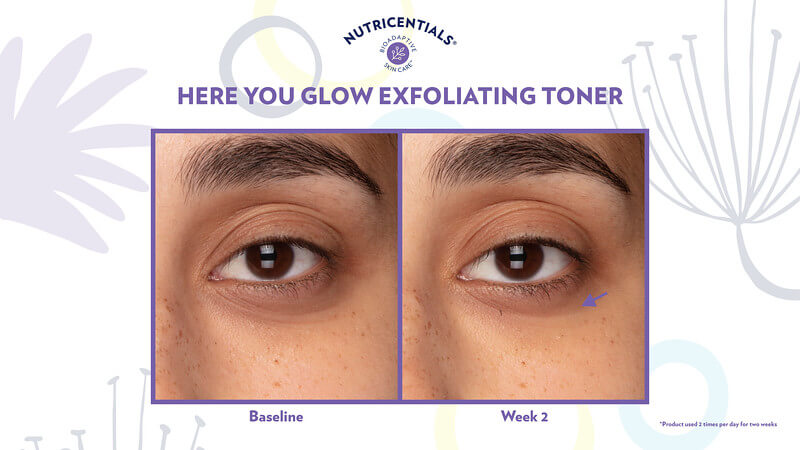 Nu-Skin-Nutricentials-Here-You-Glow-Exfoliating-Toner-Before-and-After-Picture